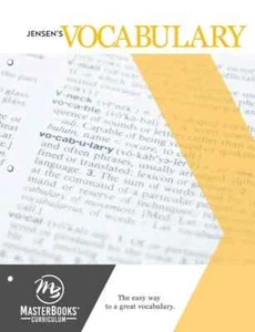 JENSEN's VOCABULARY Worktext Master Books Curriculum Homeschool Grade 9th-12th - Picture 1 of 1