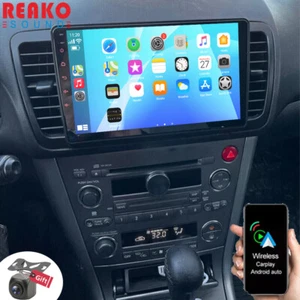 For 04-09 Subaru Outback Legacy Fit Apple CarPlay/Android Auto Car Radio QLED FM - Picture 1 of 16