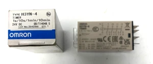 New In Box OMRON H3YN-4 Timer Relay 24V DC - Picture 1 of 4