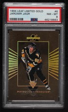 1994-95 Leaf Limited Gold /2500 Jaromir Jagr #6 PSA 8