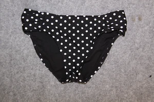 BIKINI UNTERTEIL SLIP GRÖSSE 38 SCHWARZ WEISS GEPUNKTET PANACHE - Bild 1 von 1