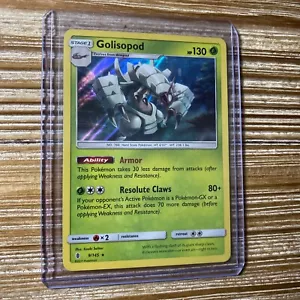 Pokémon TCG Golisopod Sun & Moon 2017 Guardians Rising 9/145 Holo Rare NM - Picture 1 of 2