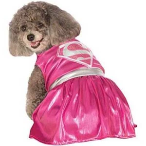 Rubie's Pet shop Pink Supergirl Dog Costume Dress Size XL Halloween - Picture 1 of 3