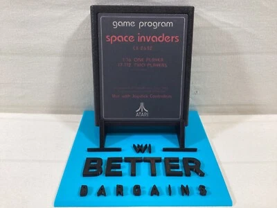SPACE INVADERS CX2632 1980 ATARI 2600 - Red Text Label-Game Cart Only- Great - Image 1 of 4