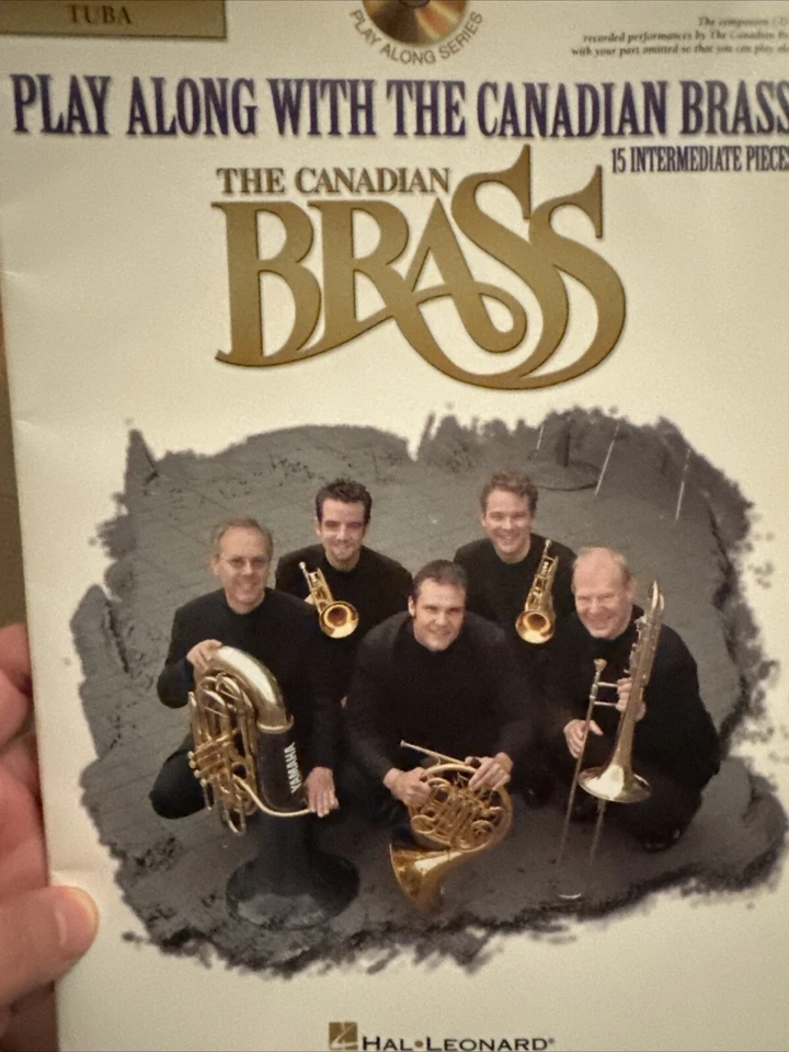 Play Along with Canadian Brass - Tuba (B.C.) Conjunto de libro/audio de latón Foto 1 de 3
