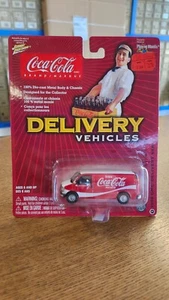 Johnny Lightning Coca-Cola Delivery Vehicles #9 1998 GMC Delivery Van w/RR - Picture 1 of 3