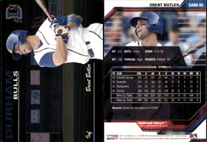 Brent Butler 2007 Choice Durham Bulls #3 RC Card *AutographDen* FREE SHIP - Picture 1 of 1