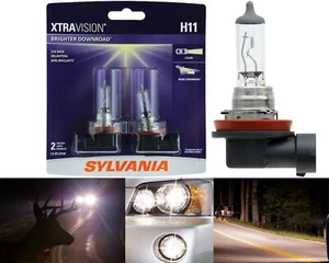 Sylvania Xtra Vision Two Bulbs H11 55W Fog Light Replace Upgrade Halogen Legal - Bild 1 von 12