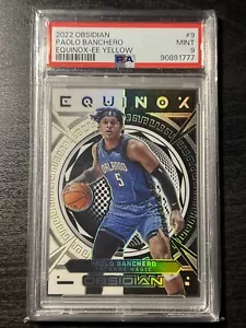 Paolo Banchero 2022-23/10 Gold Obsidian Equinox RC SSP Case Hit PSA 9 POP 2 - Imagen 1 de 3