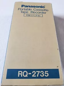 Panasonic RQ-2735 Slimline Cassette Player Recorder - Picture 1 of 3
