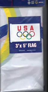 USA Olympic 3ft. x 5ft. Flag - Picture 1 of 2