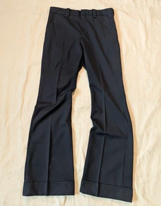 Levi's Panatela dunkelblau Poly-Strick ausgestellt Western Anzughose für Herren Größe 33 x 35 - Bild 1 von 11