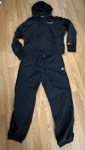 Champion Sweatshirt und Jogginghose Set Schwarz XL Unisex - Bild 1 von 10