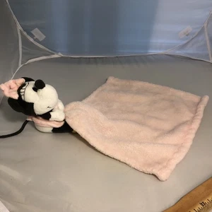 Lambs & Ivy Disney Baby Security Blanket Minnie Mouse Light Pink Lovey Plush - Picture 1 of 7