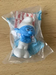 McDonald’s Happy Meal The Smurfs 2011 Grouchy Popcorn Walker - Picture 1 of 2