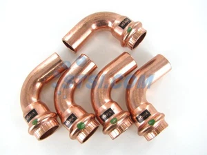 Viega 77347 ProPress 90 grados codo de calle 1/2" 5 PACK ~STSI - Imagen 1 de 4