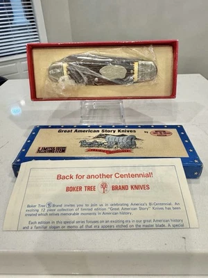 Cuchillo DE COLECCIÓN BOKER TREE BRAND GREAT AMERICAN STORY CIGAR JACK NUEVO Foto 1 de 2