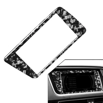 Panel de navegación GPS de 6,5" marco cubierta embellecedor patrón forjado para Audi Q5 SQ5 Foto 1 de 4