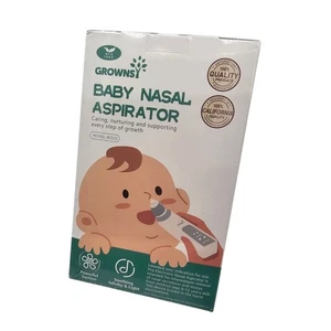 New Grownsy Baby Nasal Aspirator Nose Sucker Digital Rechargeable BPA Free BC023 - Picture 1 of 10