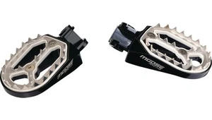 Moose Qualifier Footpegs Black/Silver KTM/Husqvarna Adventure/Super Adventure - Picture 1 of 1