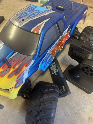 Tamiya Tnx 3.0 Nitro Monster Truck 1/8 Radio Manual de Arranque Excelente Estado Foto 1 de 4