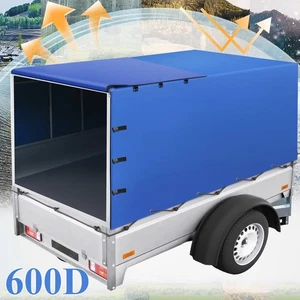 Telone rimorchio telone alto stema 750 per stema auto rimorchio telone incl. corda telonata # - Foto 1 di 12