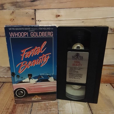 Fatal Beauty VHS Used Whoopi Goldberg Action Crime 1987 MGM UA Home Video - Image 1 of 4
