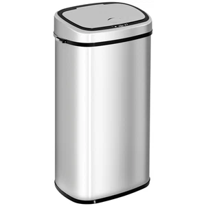 HOMCOM 68L Sensor Dustbin Stainless Steel Automatic Kitchen Waste Bin Silver - Picture 1 of 11
