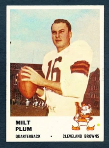 1961 Fleer Football #10 Milt Plum NRMT+ - Bild 1 von 2