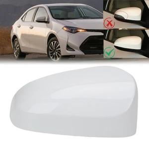 Passenger Right Side Mirror Cover Cap No-Turn Signal For 2014-19 Toyota Corolla - Picture 1 of 8