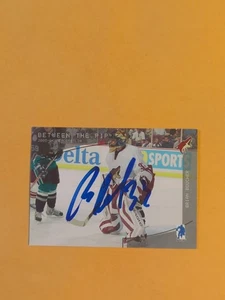 Brian Boucher Signed Arizona Coyotes Card 1b - Bild 1 von 2