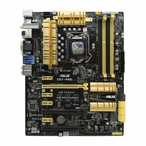 ASUS Z87-PRO Motherboard Intel Z87 LGA1150 4 x DDR3 ATX DVI HDMI Core - Picture 1 of 6