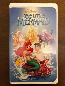 The Little Mermaid BLACK DIAMOND 1st Run Original 1989 VHS  Used - Bild 1 von 3