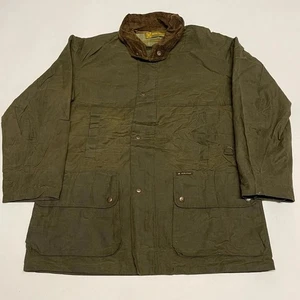 Monchaux Wachsjacke Herren Medium Grün Gewachst Vintage 90er Country Jagd Reiten - Bild 1 von 12