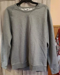 Lands End Sudadera Para Hombre XXL Gris Pullover Manga Larga Cuello Redondo Ropa Activa - Imagen 1 de 6