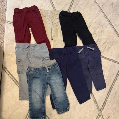 Multiple, Carters etc,Toddler Boys' Pants Bundle Multicolor 9 Pairs 18-24 mths - Image 1 of 4