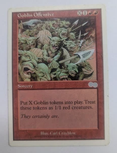 Magic Mtg Anthologies Goblin Offensiva leggermente giocato - Foto 1 di 1