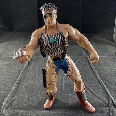 Figura de acción Playmates Turok Dinosaur Hunter Joshua Fireseed 6” 1998 Foto 1 de 4