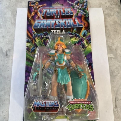 Figura de acción Mattel Turtles of Grayskull Teela 2023 TMNT MOTU Origins nueva  Foto 1 de 4