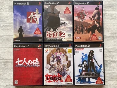 SONY PS2 Way of the Samurai 1 2 & Western Seven Samurai & 7 Blades & Cool Girl - Image 1 of 4