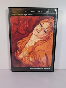 Roger Vadim's A God Created Woman Brigitte Bardot DVD Criterion Collection - Picture 1 of 5