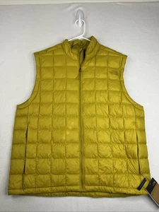 The North Face Thermoball Eco Puffer Vest Mineral Gold Full Zip Men's Size XL - Picture 1 of 7