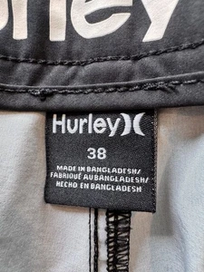 Pantaloncini da golf Hurley uomo taglia 38 XL blu performance elasticizzati chino comodi - Foto 1 di 11