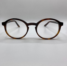 Lowercase CARR Tortoise Round Plastic Eyeglasses Frame 48-21-140