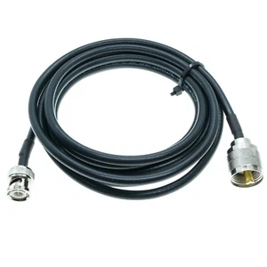 RG58 Kabel UHF PL259 Stecker auf BNC-Stecker RF Koaxial Stecker Zopf Posten - Bild 1 von 6