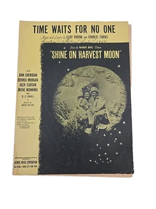 Vintage Noten Time Waits For No One 1944 Freund Tobias Harvest Moon - Bild 1 von 5