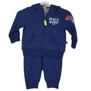 Carter's Infant 2 piezas "Space Hunk" Sudadera con Capucha y Pantalones 3M (NUEVO CON ETIQUETAS) - Imagen 1 de 11