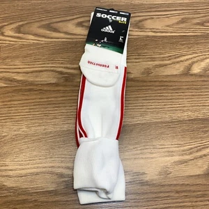 ADIDAS FUSSBALL ELITE CLIMALITE WEISS/ROTE SOCKEN GRÖSSE HERRENSCHUHGRÖSSE 9-13 LARGE - Bild 1 von 5