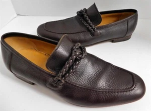 Mocassini eleganti Gucci in pelle marrone con dettagli intrecciati Italia 6 - Foto 1 di 6