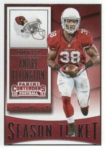 2015 Panini Contenders - ANDRE ELLINGTON 14 season ticket - ARIZONA CARDINALS ๐ - Picture 1 of 1